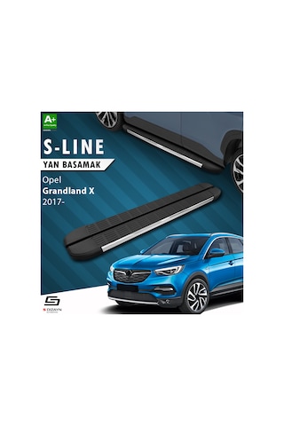 S-dizayn Opel Grandland X S-line Krom Yan Basamak 183 Cm 2017 Üze