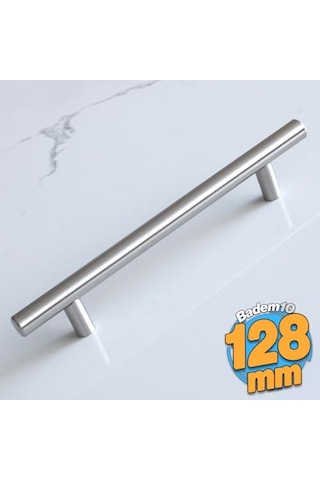 Taşlı Lama Kulp 128mm Inoks 2 Adet Diğer