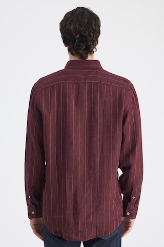 D'S Damat Ds Damat Comfort Bordo Çizgili Gömlek 6hc02hd45304m Çok Renkli