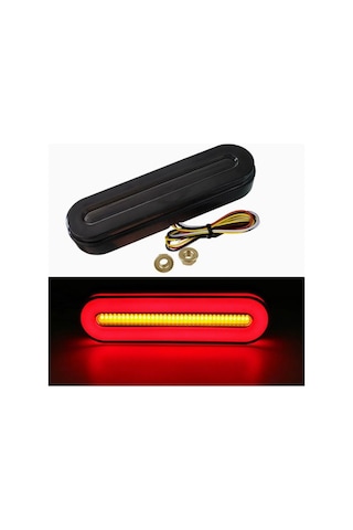 Motosiklet Ultra Güçlü Arka Çoklu 58 Led Sistem Park-fren+sinyal+dörtlü Modlu