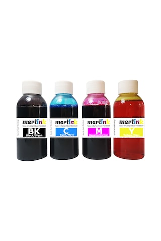 Mertınk Canon Tr4755i Pg575 Cl576 Kartuş Dolum Seti 4x100ml 4 Renkli Mürekkep
