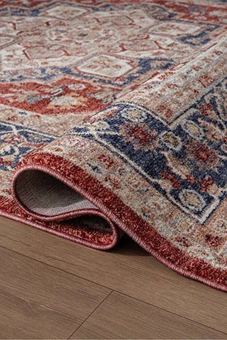 Renkli Vintage Modern Salon Koridor Yatak Ve Oturma Odası Halısı Çok Renkli