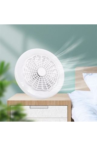 Işık İle Tavan Vantilatörleri Taşınabilir Açık Kamp Fan Lambası Pil Şarj Edilebilir Led Akıllı Fan Işık 30 W 3654 Renkli