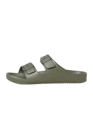 Jack & Jones Erkek Jfwcroxton Çift Bantlı Sandelet Terlik 12204004 Haki
