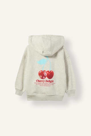 Defacto Oversize Kapüşonlu Baskılı Sweatshirt Kız Çocuk I9199a826wngr421 Gri-gr421
