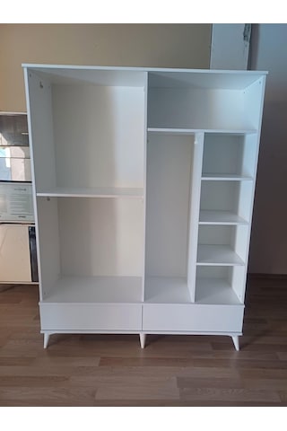 Panjur Ceviz 4 Kapılı Dolap