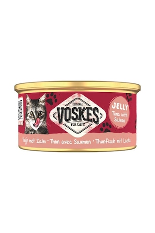 Voskes Ton Balıklı Ve Somonlu Yetişkin Kedi Konservesi 85 Gr