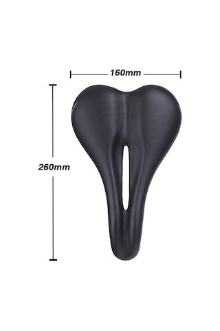 Geeroyoo Ztto Ergonomik Bisiklet Sele - Dağ Bisikleti İçin Kalınlaştırılmış, Hava Delikli, Hafif Ve Dayanıklı Siyah