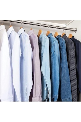 6 Adet Ahşap Elbise Askısı,etek,pantolon,elbise,gömlek İçin Dolap İçi Tahta Askı,gardrop Askısı 6 6998