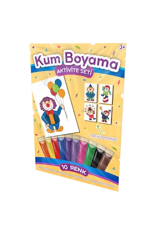Baloncu Palyaço Kum Boyama Aktivite Seti