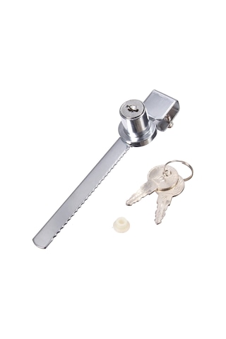 Nayomiglow Anahtar + Aynı Anahtarlı Vitrin Vitrin Kilidi Sürgülü Cam Dolap Kapı Kilidi