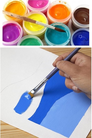 Guaj Boya 12 Renk 30 Ml 1 Paket Nova Color Guaj Boya Seti 12 Li Su Bazlı Şişe Canlı Renkler Resim Okul Çok Renkli