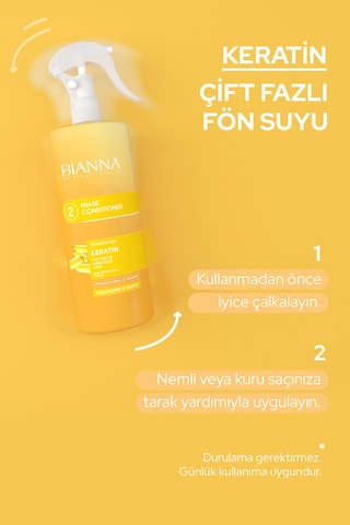Çift Fazlı Keratin Içeren Fön Suyu 400 ML
