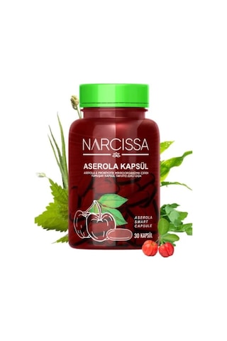 Narcissa Aserola Ekstresi Içeren Bitki Tozu 200 G + Detox 30 Kapsül