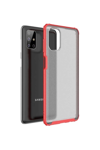 Galaxy M51 Kılıf Zore Volks Kapak Kırmızı