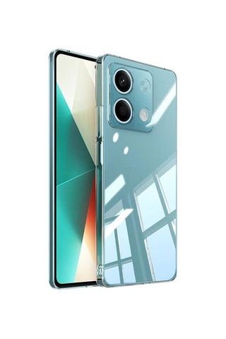Xiaomi Redmi Note 13 Pro 5g Kılıf Zebana Şeffaf Soft Silikon Kılıf Şeffaf