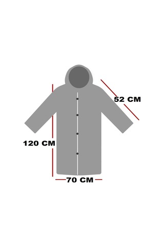 Kuzey Oyuncak 1 Adet Yüksek Kalite Beyaz Yağmurluk Kız Erkek Yağmurluk Şapkalı Çıtçıtlı Yağmurluk Unısex Raın Coat Beyaz