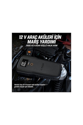 Rb 3000 Taşınabilir Akü Takviye Cihazı 3000a, 12v Benzinli Ve Dizel Araçlar İçin