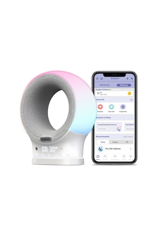 Hubble Eclipse Plus Bebek Telsizi Ninni Çalar Bluetooth Speaker Gece Lambası Gri / Gri