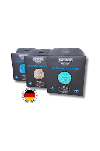 Euphrate 3 Adet Mikrofiber Oto Kurulama Ve Temizlik Germany Tank Bezi 75x55 Cm. 750 Gsm
