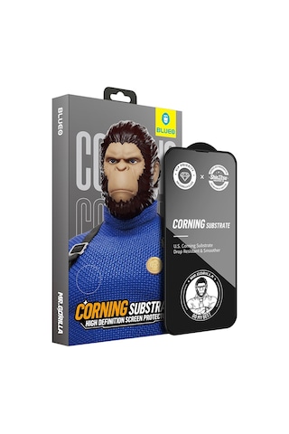 Blueo Apple Uyumlu iPhone 12 Pro Max Corning Gorilla Cam Ekran Koruyucu