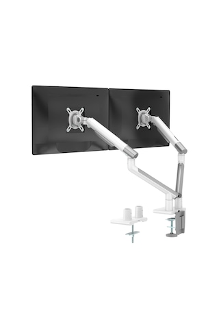 Npo Std49024w Elysium 17"-32" Ultra İnce Tasarım Alüminyum Amortisörlü Vesa Çift Kol Monitör Tutucu