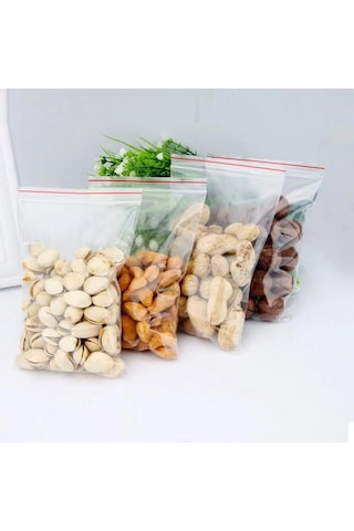 Şeylişeyler - Kilitli Poşet Torba 26x35 Cm 1 Paket - 200 Adet - Şeffaf Kilitli Ambalaj Torbası