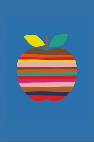 Poster, Çok Renkli, 61x91 Cm, Renkli Elma