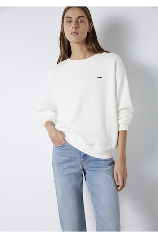 Mavi - Mavi Nakışlı Ekru Sweatshirt 1s10366-70057 Ekru