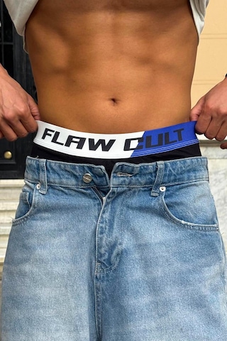 Flaw 3'lü Bel Lastikli Boxer Siyah Siyah