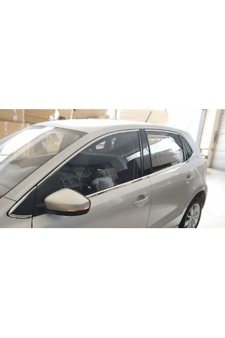 Vw Polo 2011 2017 Cam Çerçevesi 14 Prç Paslanmaz Çelik Krom Polo Cam Çıtası