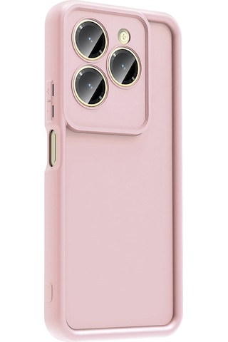 İnfinix Hot 40 Pro Kılıf Kamera Korumalı Zore Ananas Kapak Koyu Yeşil