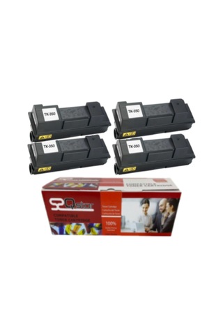 Kyocera Tk350 4'lü Ekonomik Paket Uyumlu Drum Ünitesi Fs3040 3140 3540 3640 Uyumlu Toner