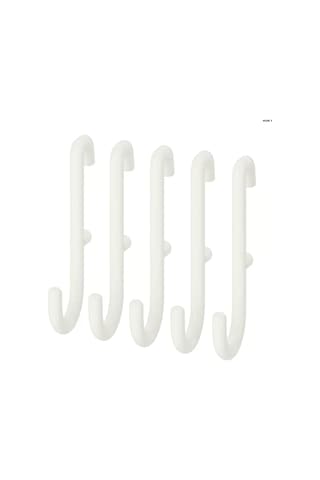 Ikea Çelik, Epoksi/polyester Skadis Kanca Beyaz / 5'li Paket 203.208.02 Sku: Smg8690010213495 100
