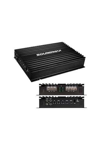 Soundmax Sx-600.1D Mono Anfi 4000W 250W @4 Ohms Bas Kontrollü