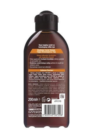 Garnier Ambre Solaire Yoğun Bronzlaştırıcı Yağ Gkf2 200ml 2'li Set pktgrnambrgkf20x2-7860