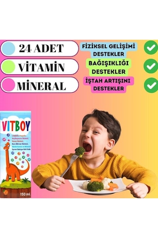 Vitboy Multivitamin ve Mineral İçeren Takviye Edici Gıda 150 ML