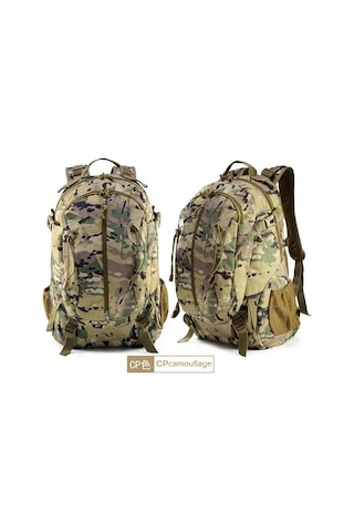Ccgloball Büyük Kapasiteli Kamuflaj Taktik Yürüyüş Ve Dağcılık Açık Hava Sırt Çantası Cp Rengi Kamuflaj