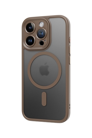 Rock Apple Uyumlu iPhone 16 Pro Max Anti-drop Lens Korumalı Magsafe Kılıf Çok Renkli