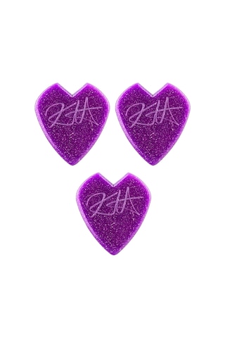 Jim Dunlop 47rkh3nps Jazz Iıı Purple Sparkl Pena 3 Adet Kirk Hammett Signature
