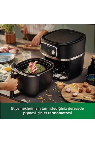 Philips Airfryer 7000 Serisi Hd9880/90 Combi Xxl Connected 8.3 Lt Yağsız Fritöz - Outlet