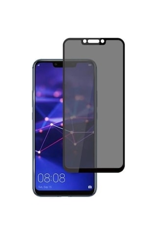 Huaweı Mate 20 Lıte -uyumlu Privacy Hayalet - Temperli Cam Ekran Koruyucu-anti Static Esd Hd