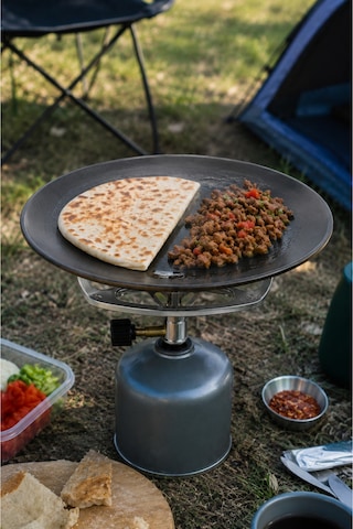 Kamp Ocağı Portatif Gaz Kartuş Uyumlu Piknik Ocağı Gri