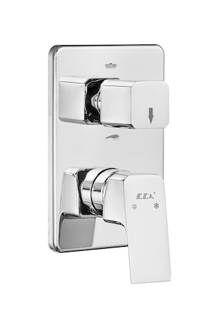 Eca Tiera Ankastre Duş Seti 3-yollu 102199770 Krom