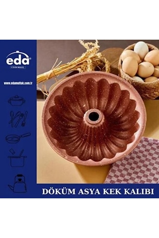 Eda Asya Rose Granit Döküm Kek Kalıbı Zk-934 Rose