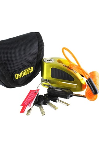 Onguard 10 Mm Disk Kilidi 8052 Sari - Motosiklet Güvenlik Kilidi