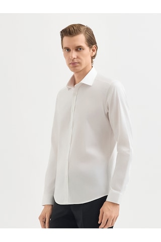 Toss Erkek Extra Slım Fıt Gömlek-beyaz 11.25s.04.330 Beyaz