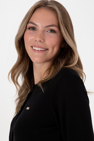 U.s. Polo Assn. Kadın Siyah Hırka Triko 50307719-vr046 Siyah