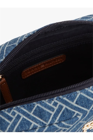 Tommy Hilfiger Popette Camera Bag Denım Flag Kadın Mavi Çanta - Aw0aw18610