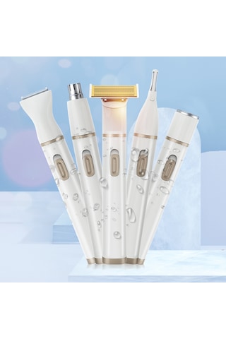 Tenfowee 5'li Kadın Bakım Seti: Usb Şarjlı Tıraş Makinesi, Burun Tıraşı, Kaş Tıraşı Ve Daha Fazlası - Güvenli Ve Taşınabilir Çok Renkli